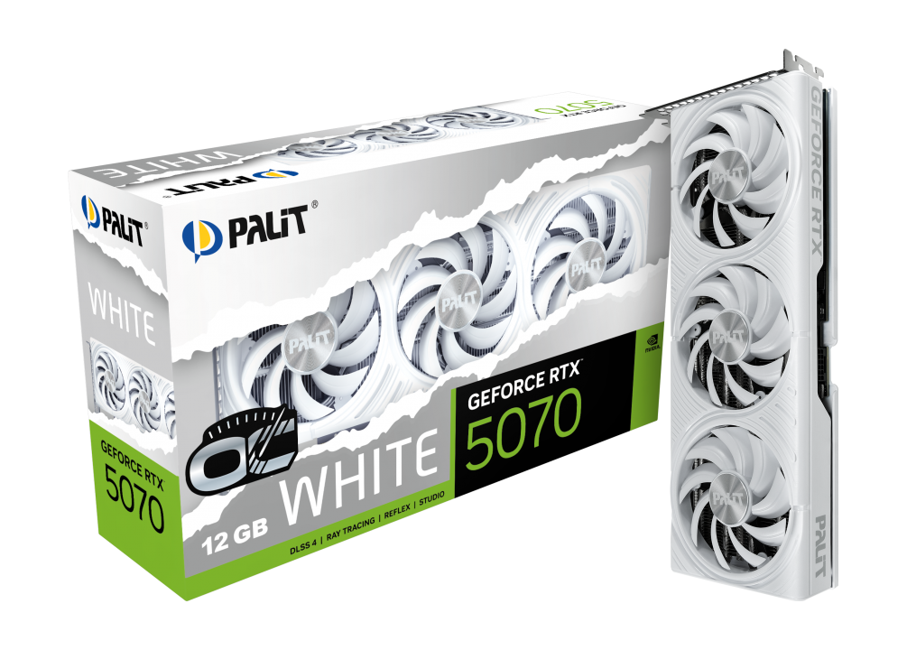 RTX 5070 WHITE OC 12GB GDDR7 192bit 3-DP HDMI RTX 5070 WHITE OC 12GB GDDR7 192bit 3-DP HDMI